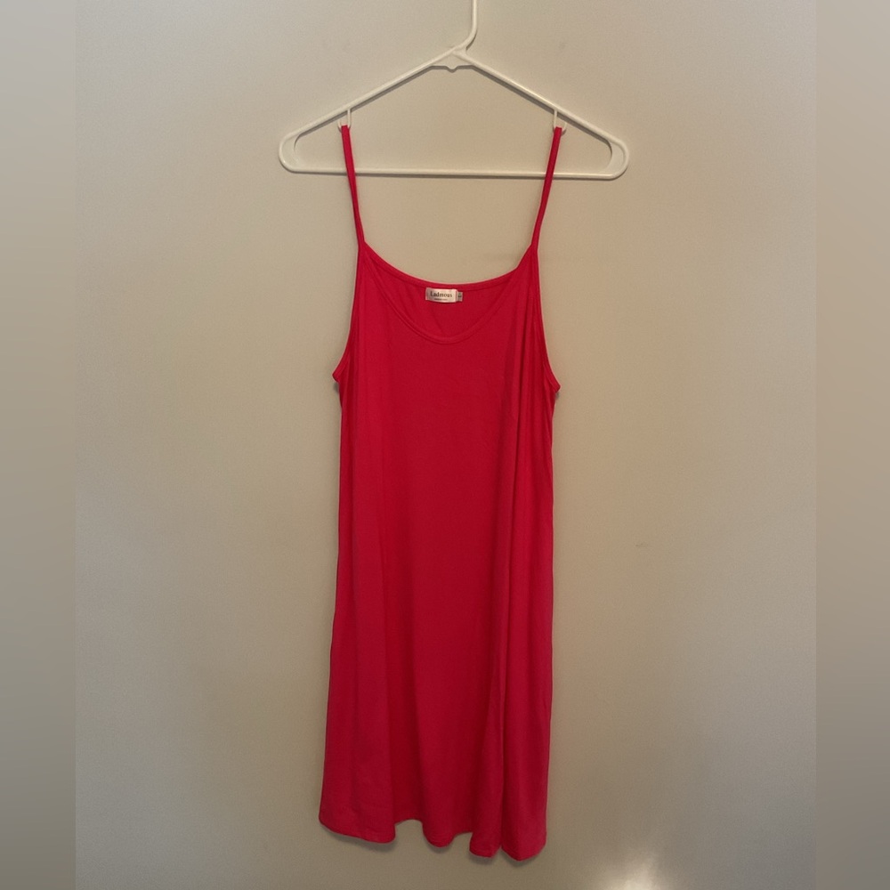 Casual Hot Pink Women's Dress